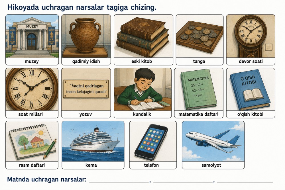 Yangi so'zlar