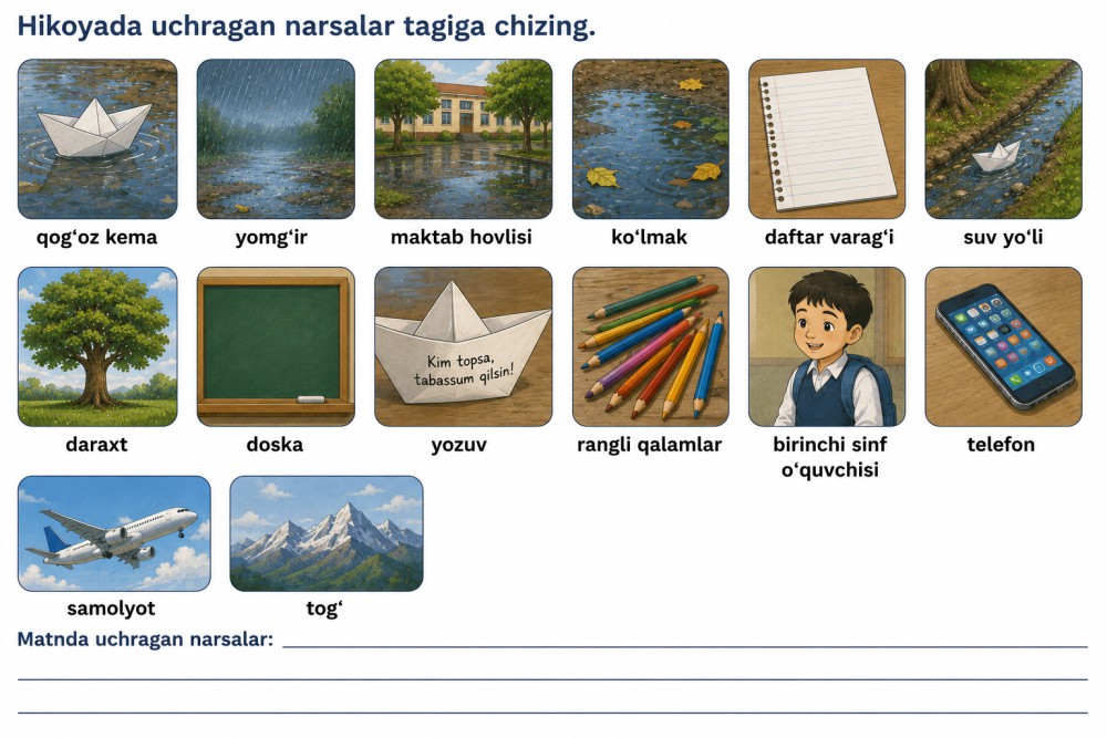 Yangi so'zlar